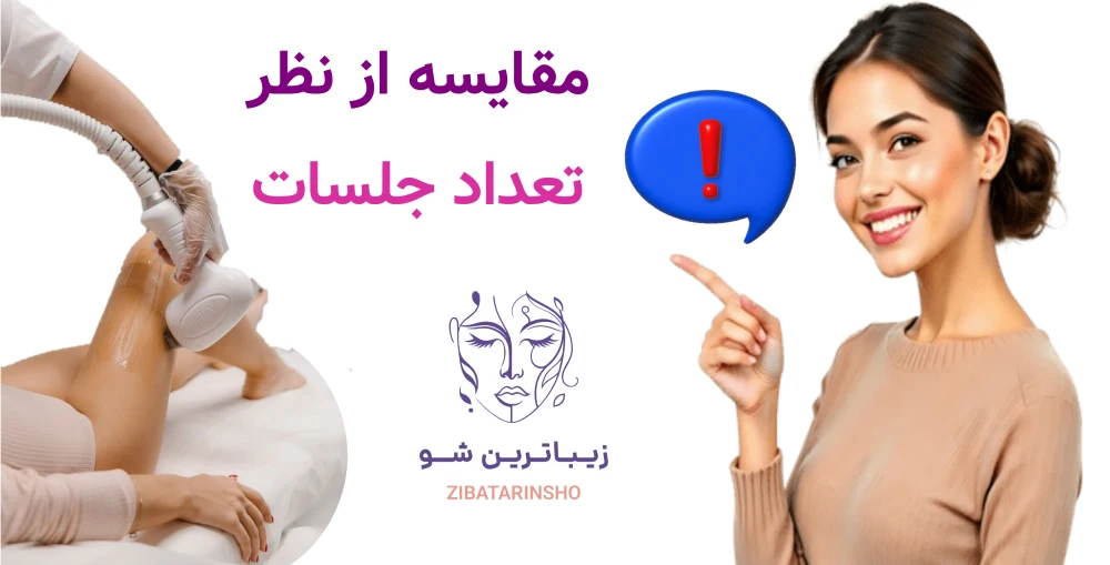 لیزر شاتی بهتر است یا رولی؟ مقایسه از نظر تعداد جلسات